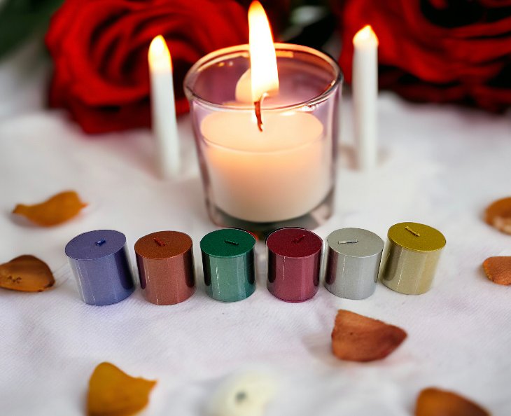 Multicolor Pillar Candles - The Fabulous Flame