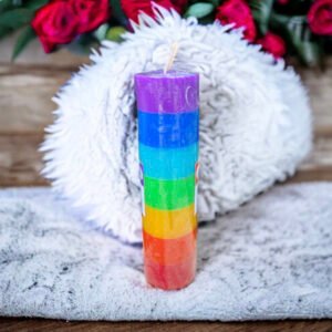 Chakra Pillar Candle Pack of 2